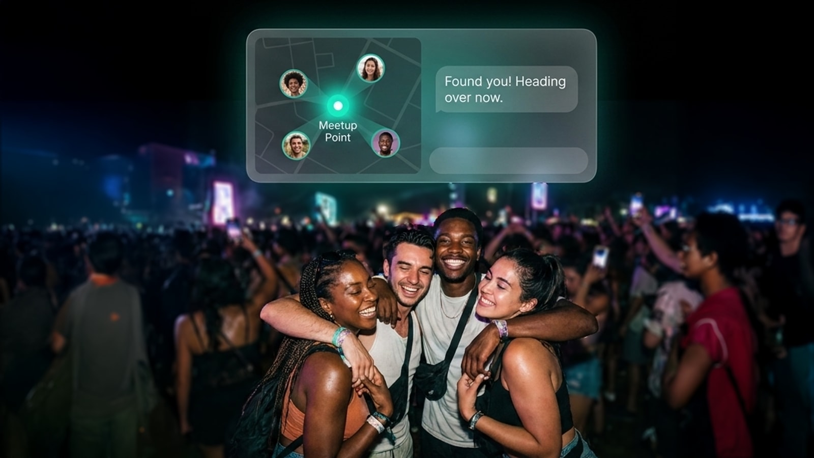 Coordina: Tu crew, en vivo en el mapa.